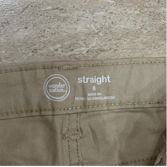 Girls Wonder Nation Khakis - Size 8 - Picture 4 of 6